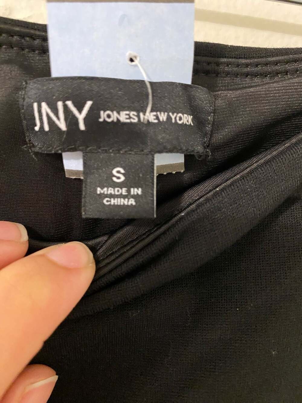 JNY Jones New York Black High Rise Leggings Size S - Picture 2 of 3